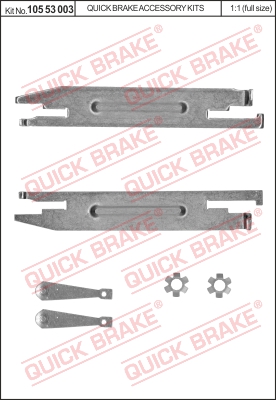 Трещотка колодок BOSCH арт. 105 53 003